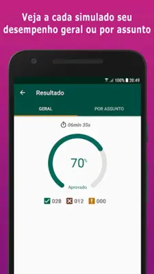 Simulado Detran RS - 2023 android App screenshot 4